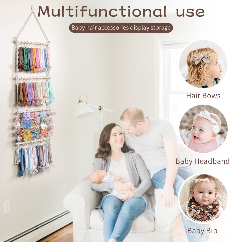 POVETIRE three-row headbands with 60 hooks for quick selection