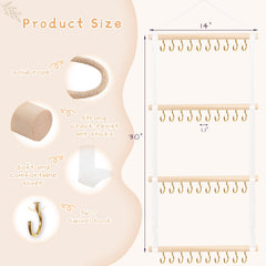 POVETIRE beech-wood sticks and cotton canvas provide sturdy, durable organization