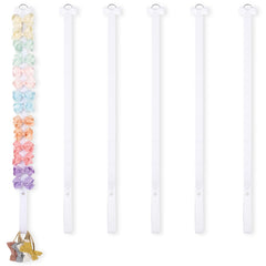 POVETIRE bow holder wall display showing organized bows and headbands for easy daily access.