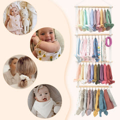 POVETIRE cotton canvas ribbon and beech wood combine for load-bearing storage