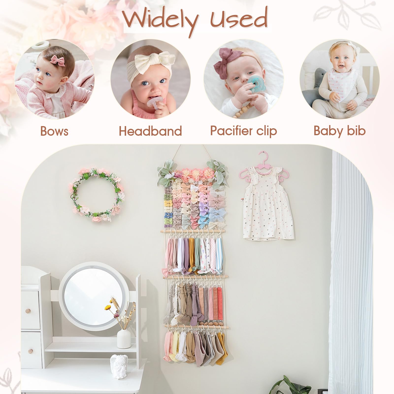 POVETIRE easy-install bow holder provides quick setup and clutter reduction
