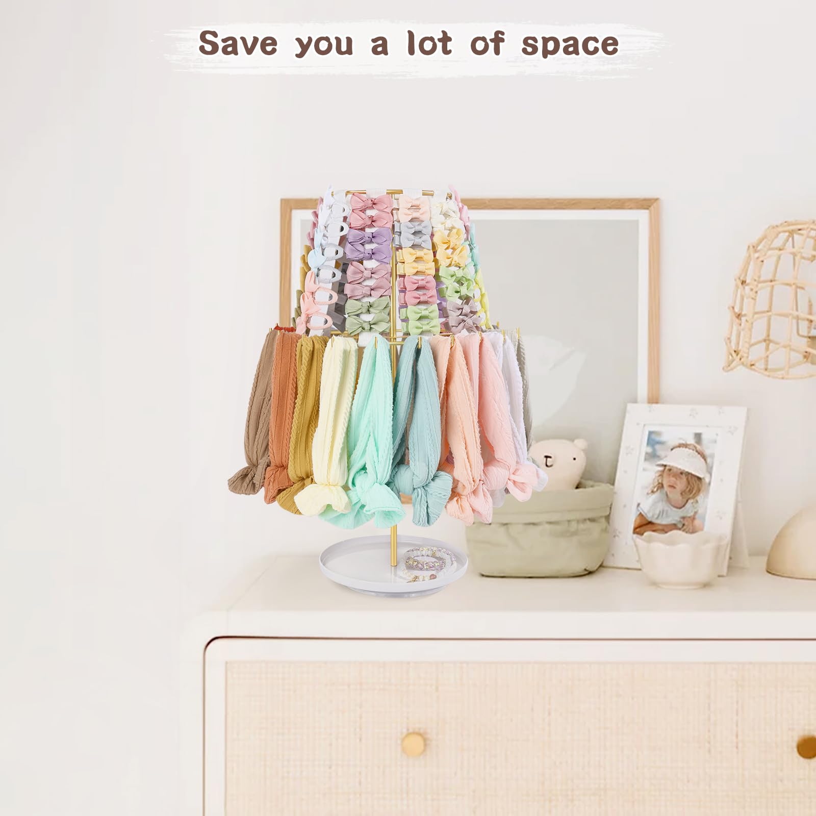 POVETIRE gift-ready baby accessory storage setup