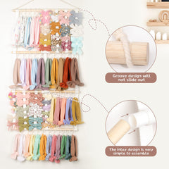 POVETIRE headband holder assembly diagram demonstrates simple, quick setup.