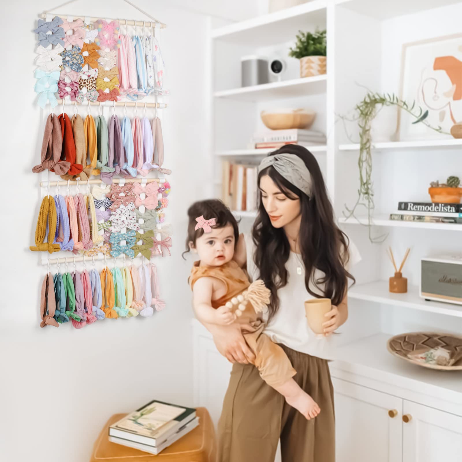 POVETIRE headband holder gift-ready packaging supports thoughtful baby shower gift.