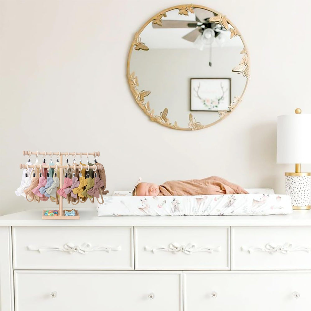 POVETIRE headbands on display helps quick outfit planning and dressing