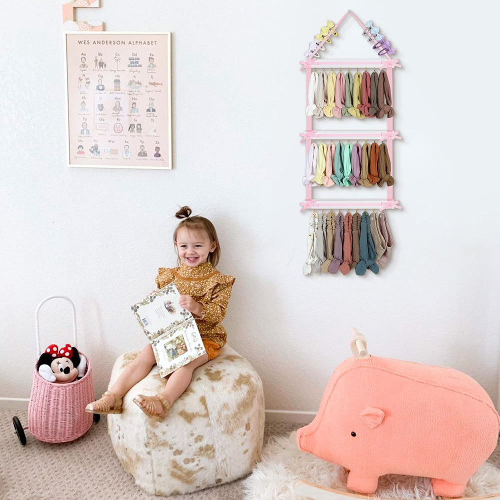 POVETIRE nursery decor organization frame presents essentials neatly for photos and outfits