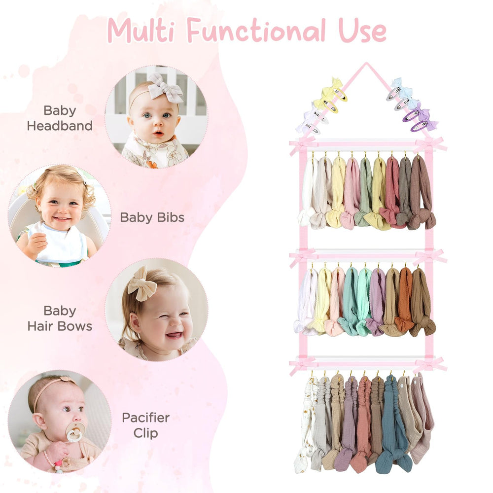 POVETIRE pacifier clip display makes clips easy to spot during busy mornings