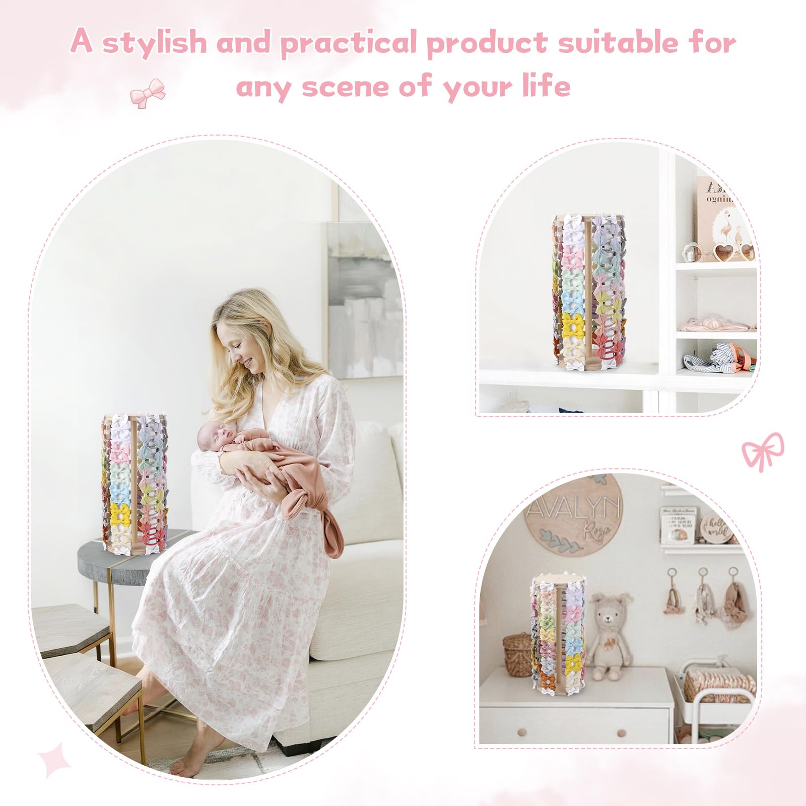 POVETIRE premium wooden bow organizer is durable for long-term use.