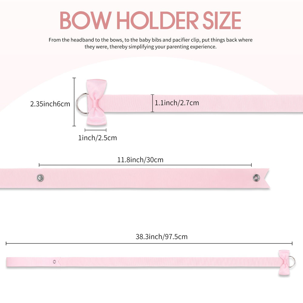 POVETIRE rib ribbon construction provides durable storage for daily hair accessories.
