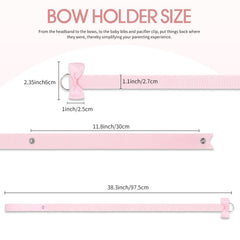 POVETIRE rib ribbon construction provides durable storage for daily hair accessories.