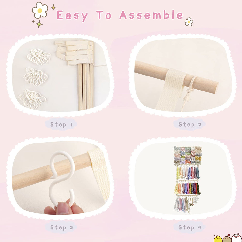 POVETIRE headband organizer used as room decor to keep dresser neat
