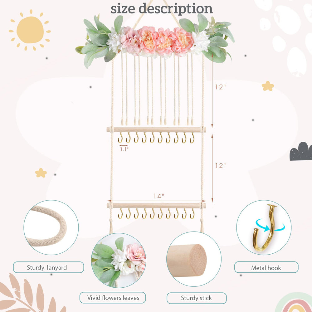 POVETIRE wall-mounted display helps create a tidy baby nursery