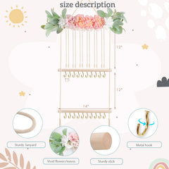 POVETIRE wall-mounted display helps create a tidy baby nursery