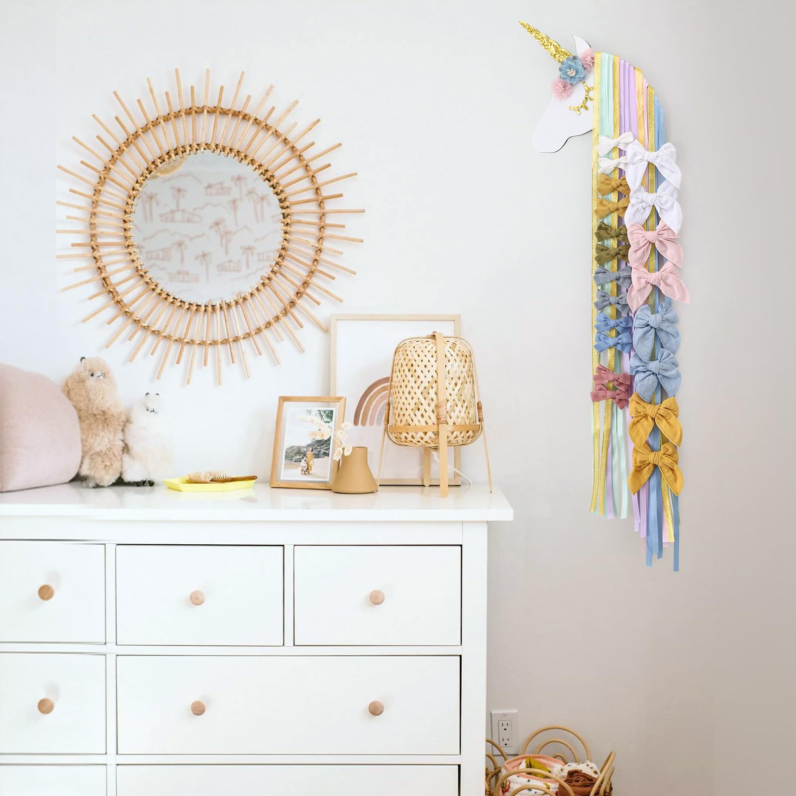 POVETIRE wooden-frame bow holder demonstrates durable, kid-friendly craftsmanship.