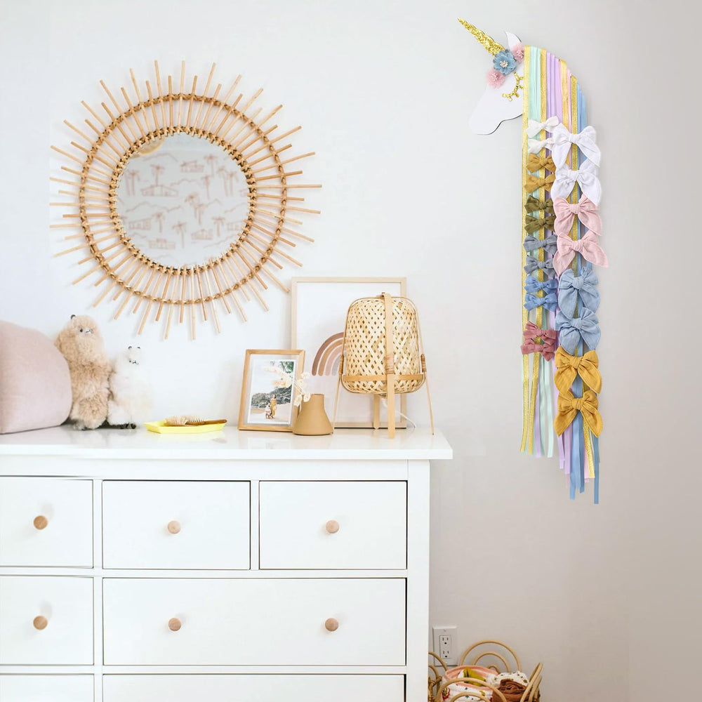 POVETIRE wooden-frame bow holder demonstrates durable, kid-friendly craftsmanship.