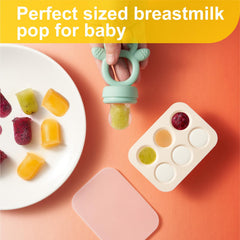 Powerwan popsicle mold for freezing breastmilk or purees, convenient frozen treats.