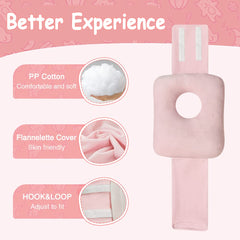 POWYS G Tube Pillow soft flannel cover delivers gentle skin contact.