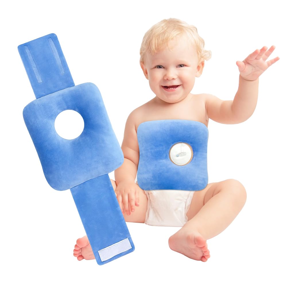 POWYS G Tube tummy time pillow front view shows soft fabric for comfy tummy time.