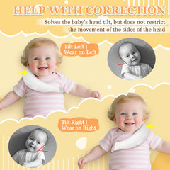 POWYS head tilt correction left-side wear supports balanced posture during development.