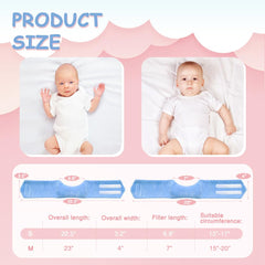 POWYS Torticollis Pillow side tilt view highlights anti-side support feature for stability.