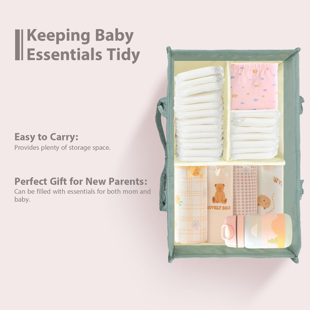 POXXU baby room decor item adds stylish storage to the nursery.