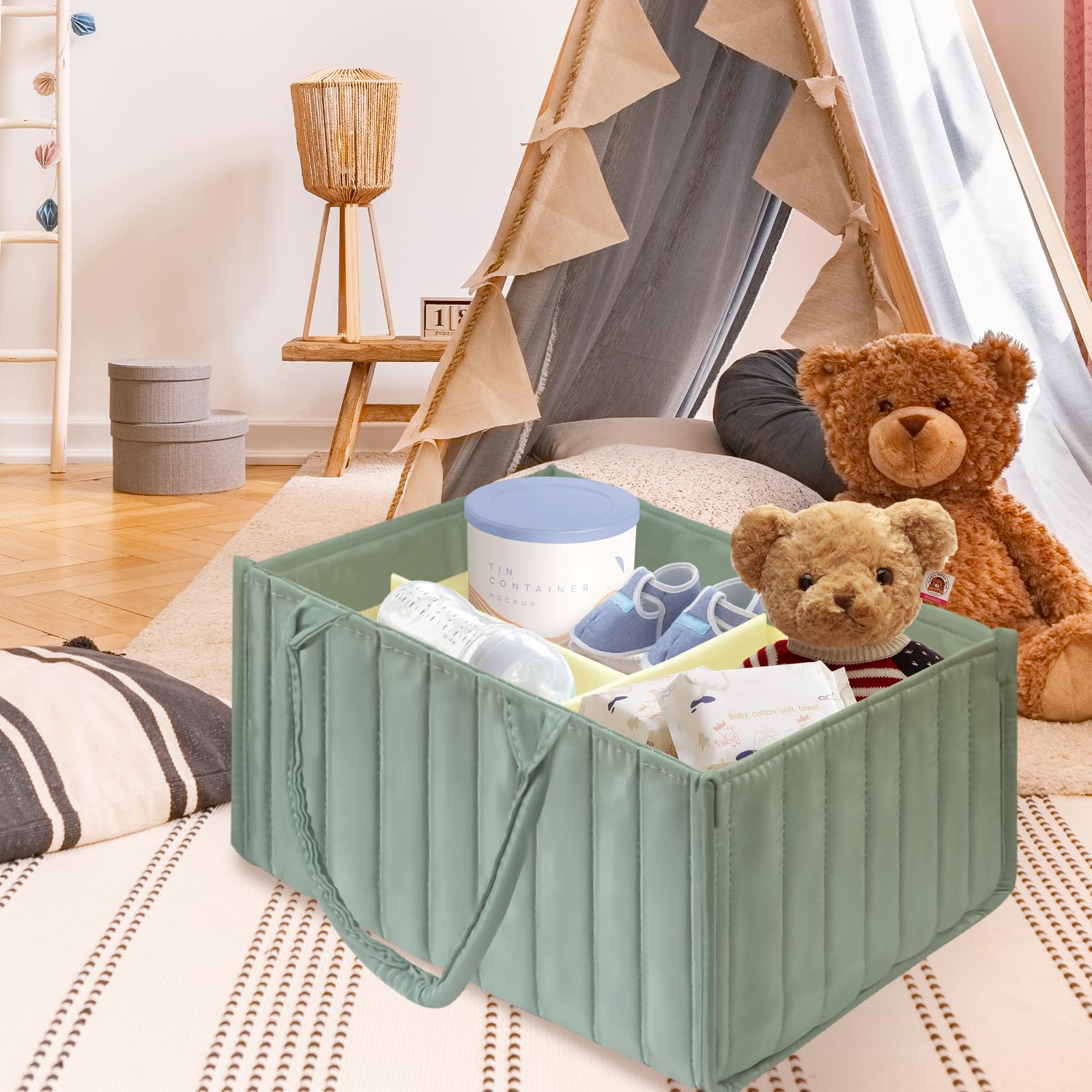 POXXU removable dividers create flexible compartments for growth and changing needs.