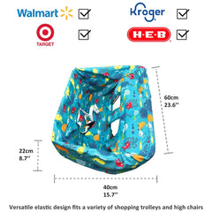 Pozico Baby Cart Cover padding closeup reveals soft, breathable fabric for comfort.