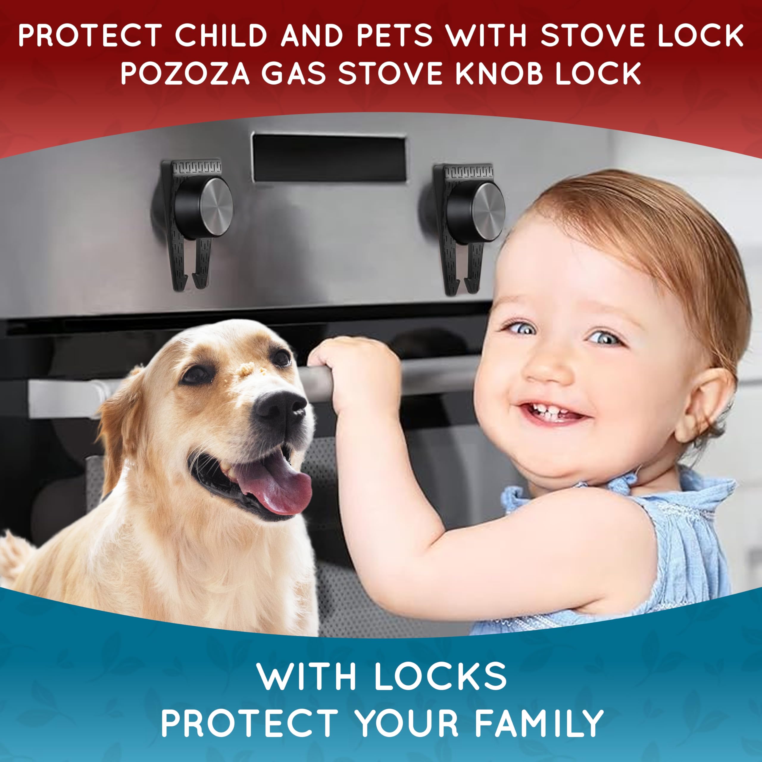 POZOZA 5-pack kit provides multiple covers for full kitchen safeguard.
