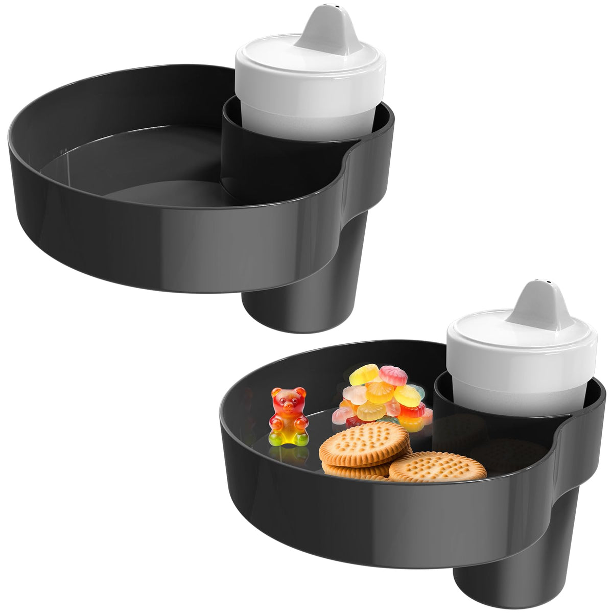 PPTSLID car seat snack tray hero shows mess-free travel for kids