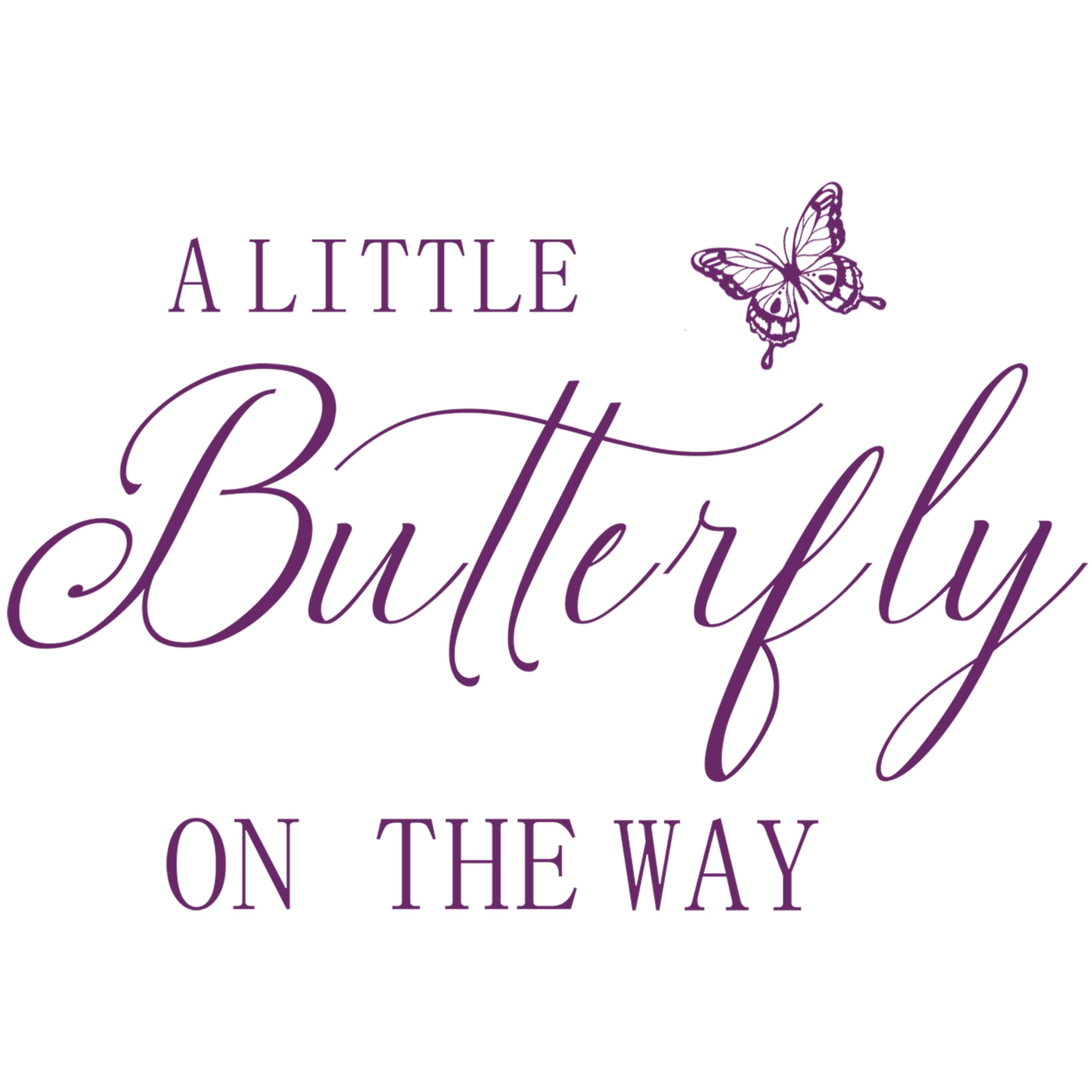 PQQIEE Butterfly Decal gift-keepsake reminder of celebrations.