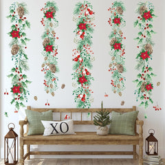 Prabahdak garlands wall sticker berries gives vibrant accents for seasonal décor and party backdrops.