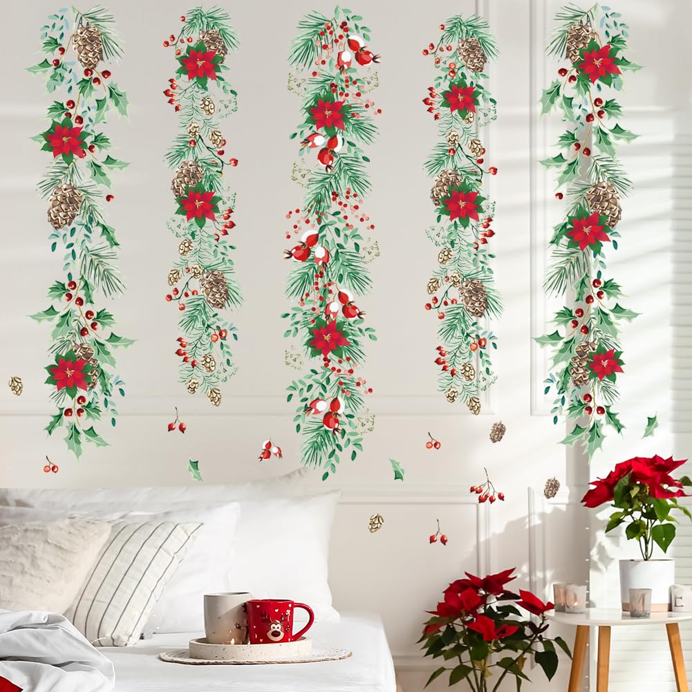 Prabahdak wall sticker scatter-accents fill gaps and create mini holiday scenes.