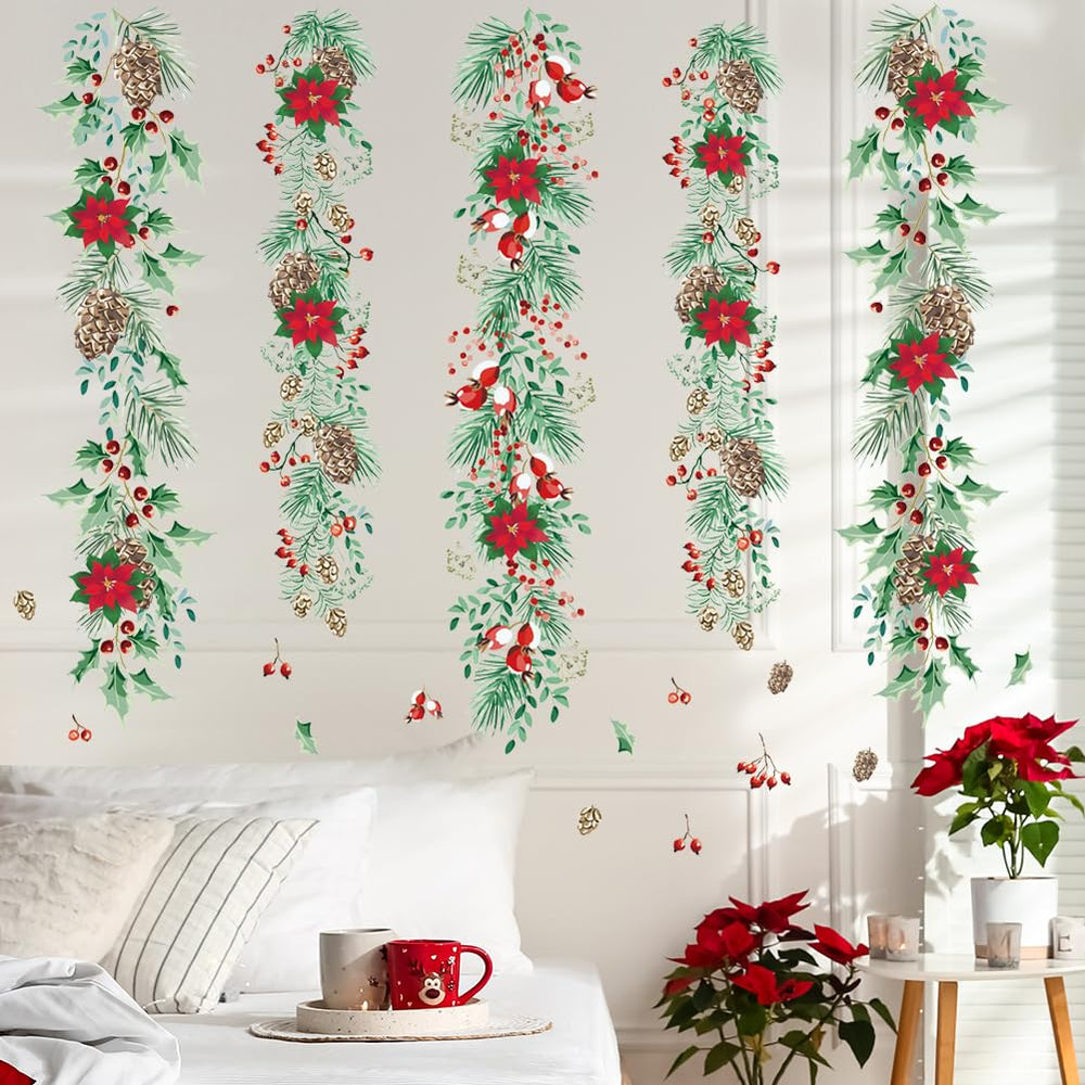 Prabahdak wall sticker scatter-accents fill gaps and create mini holiday scenes.