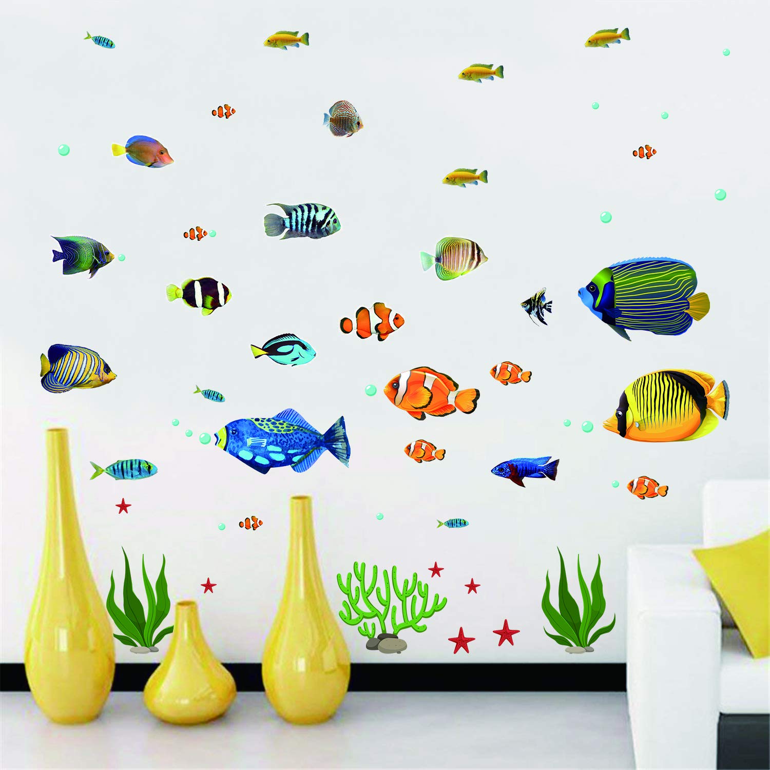 Prabahdak PVC wall stickers for kids' rooms—eco-friendly and durable.