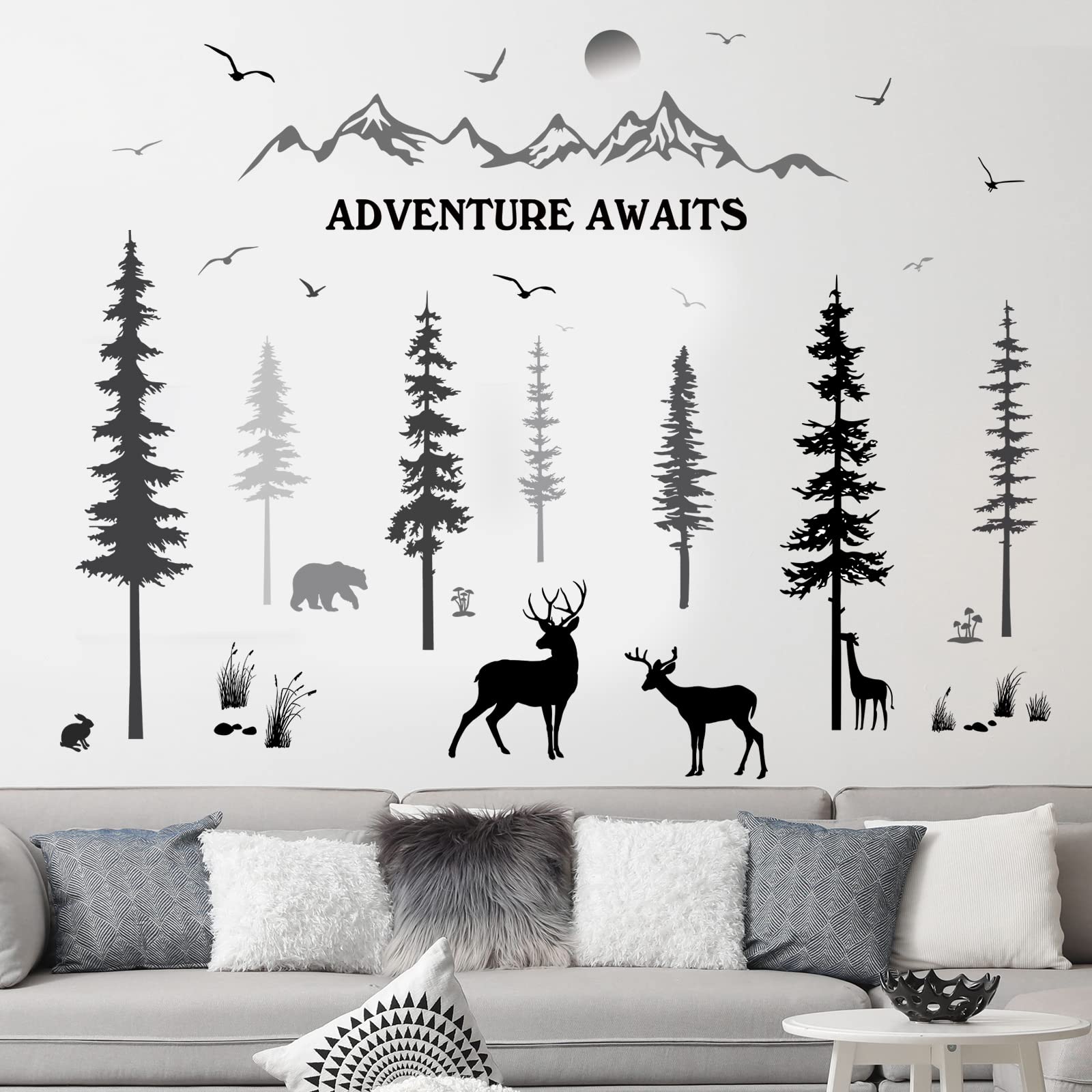 Prabahdak rabbit wall decal offers whimsical touch and imaginative backdrop for kids.