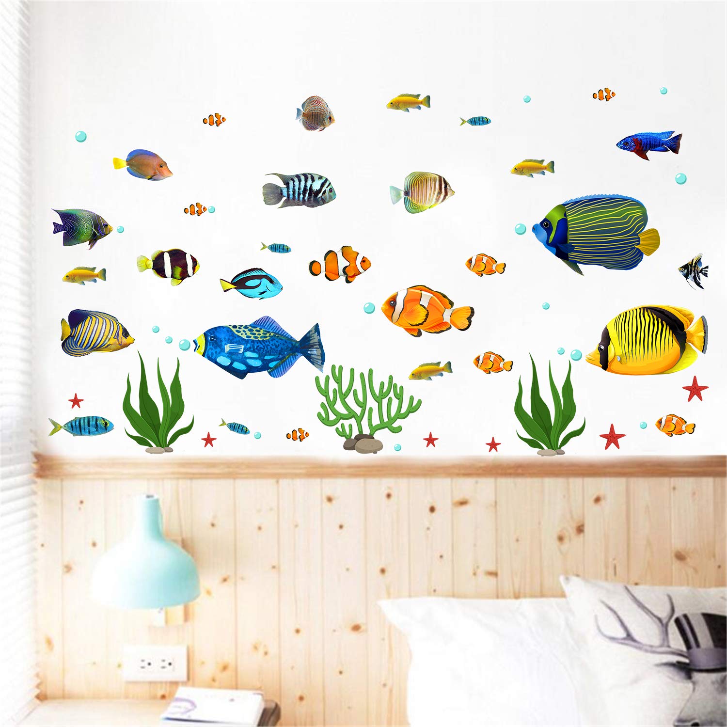 Prabahdak starfish wall art sticker offers playful charm for kids' rooms and nurseries.
