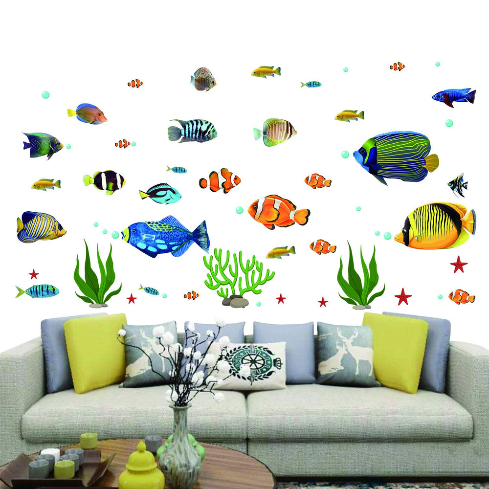 Prabahdak underwater decor wall mural enhances any smooth surface.