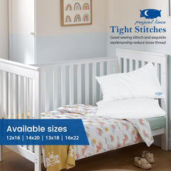 Prajwal Linen two-pack pillowcases showcases value and consistent texture for kids' sleep.