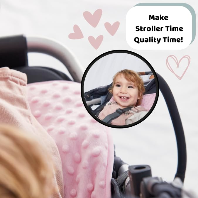 Pramglam Original Stroller Mirror memories-on-the-go captures precious moments