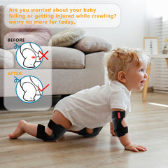 Prapiroon breathable infant knee pads keep little knees cooler and comfortable.