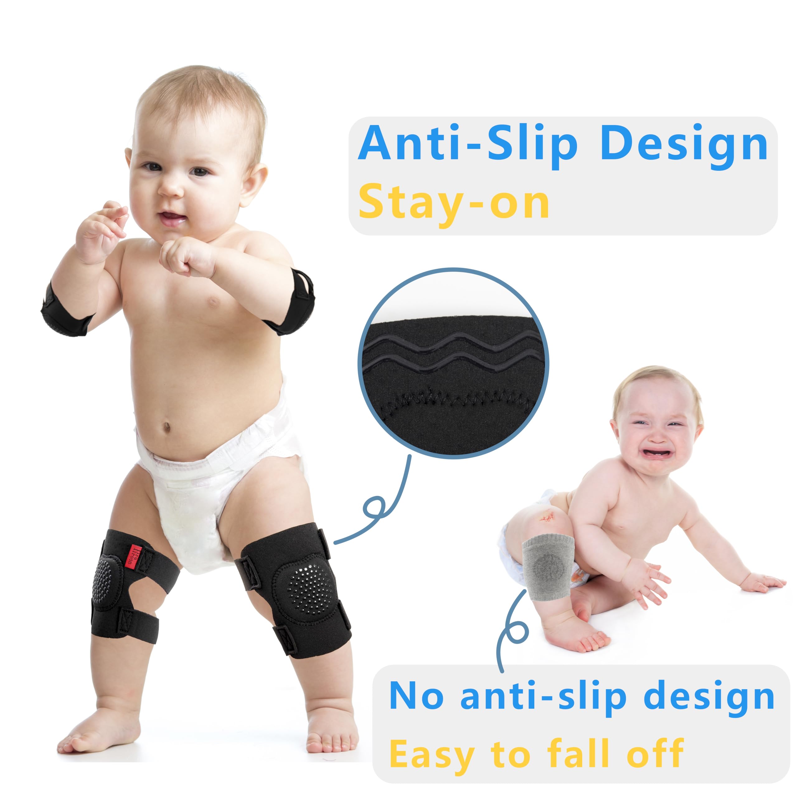 Prapiroon two-pack cushions protect knees on carpets, tiles, and grass.