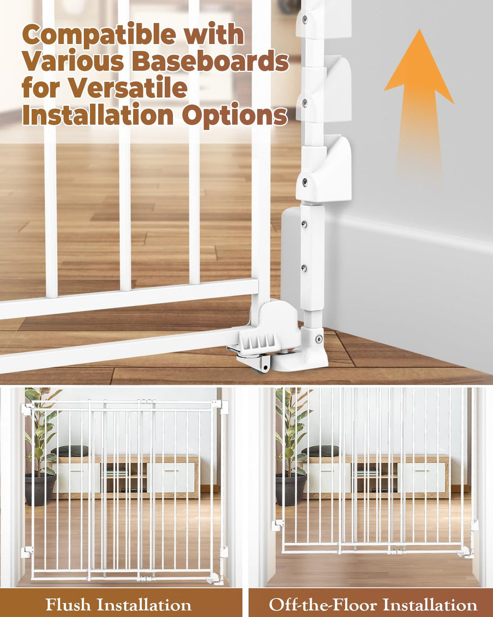 Pravoluxmax durable steel construction provides long-lasting safety in high-traffic homes