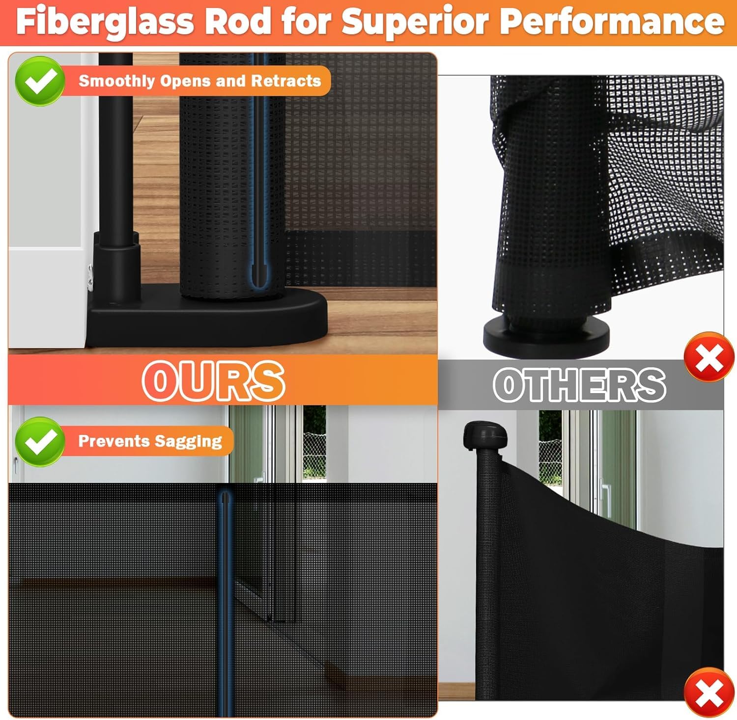 Pravoluxmax indoor-outdoor use enables safety gates for rooms and patios.