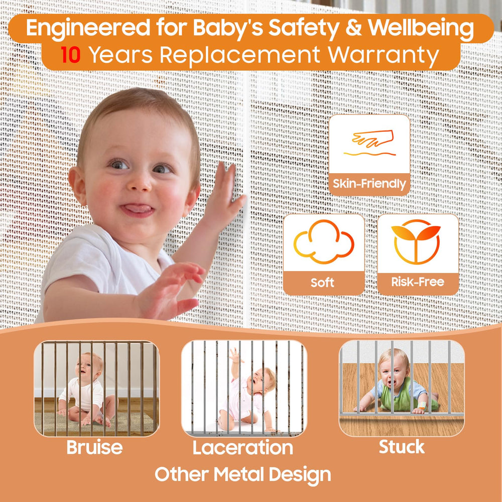 Pravoluxmax gate in one-handed operation for busy parents