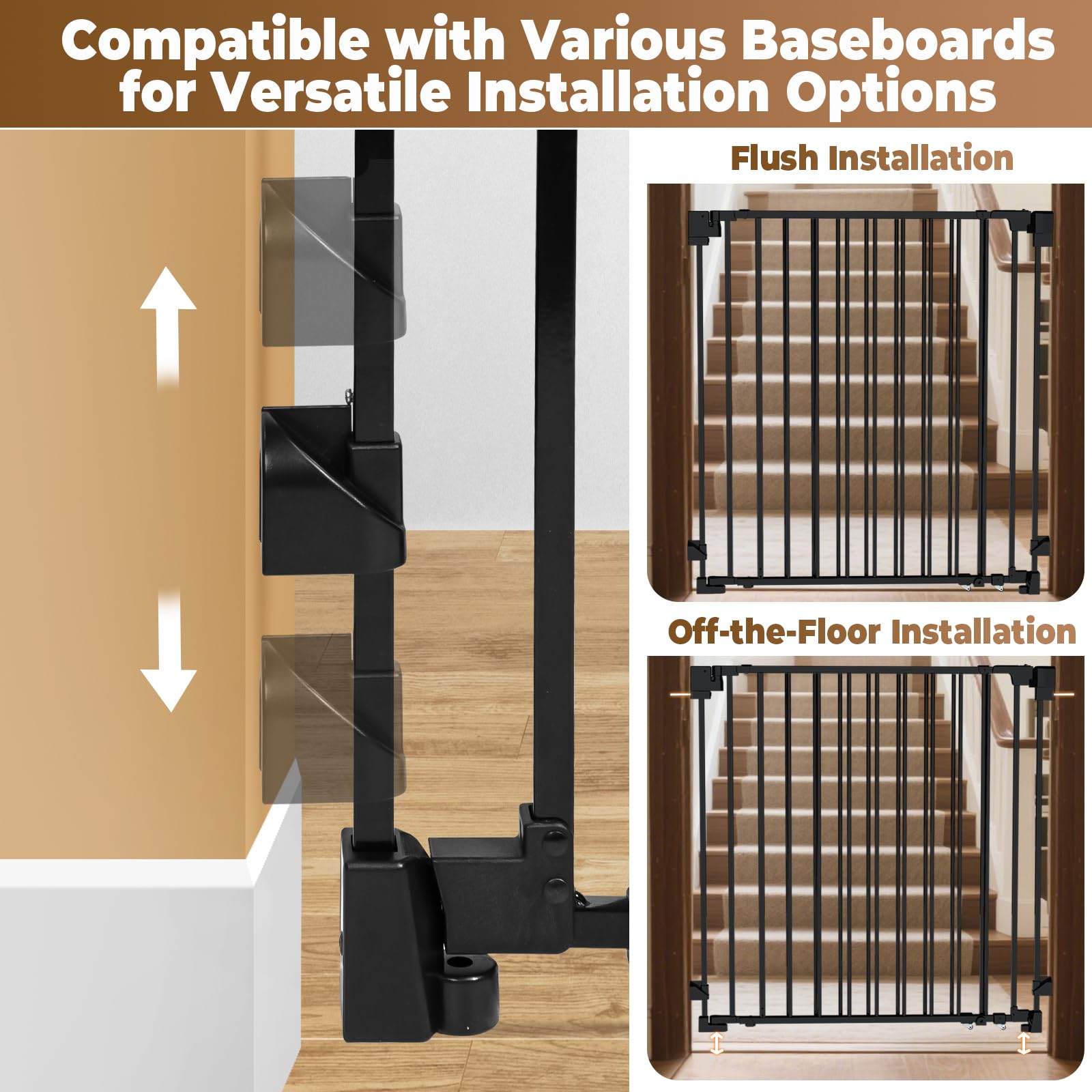 Pravoluxmax no-threshold design reduces tripping hazards for toddlers and seniors.