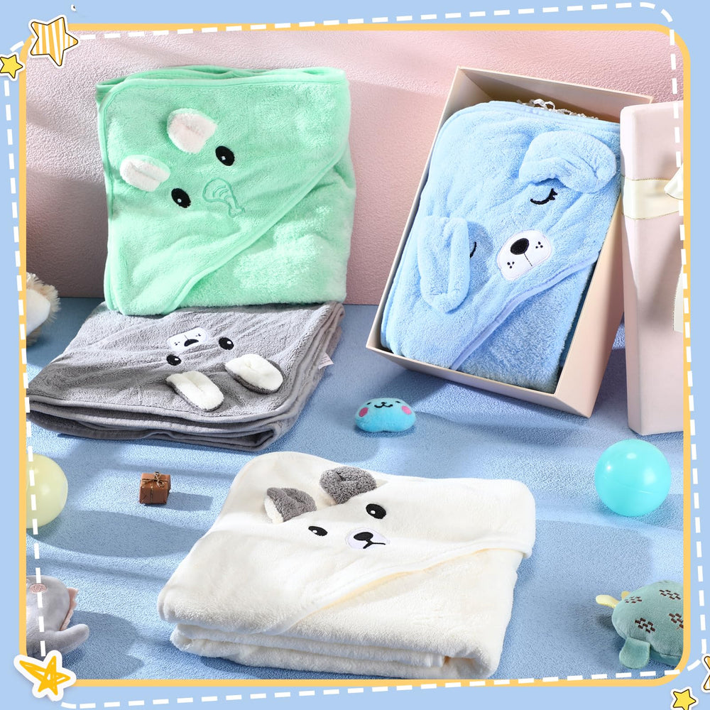Preboun 4-piece set offers versatile use for burp cloths or small blankets