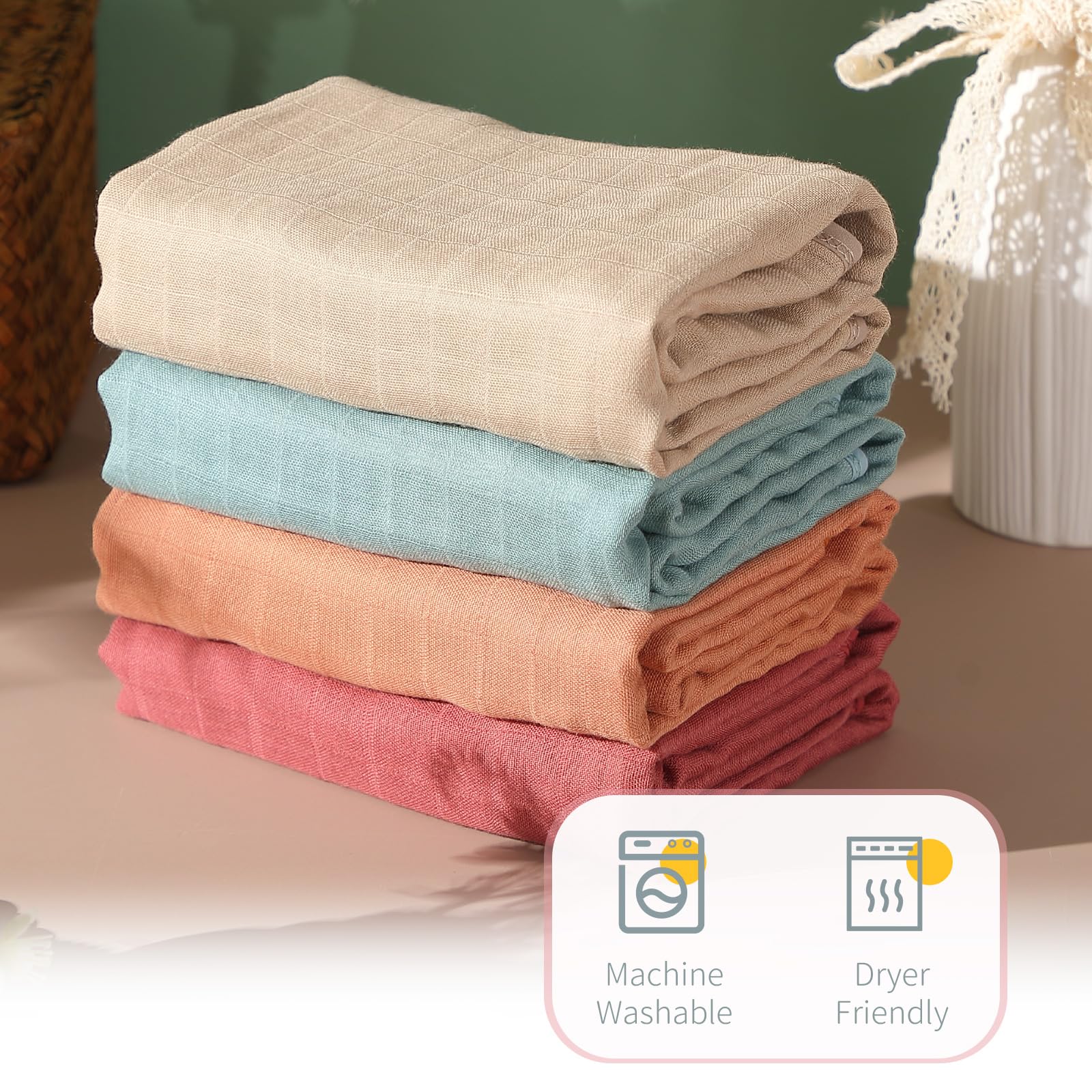 Preboun bath time usage shot demonstrates cozy wrap after bathing