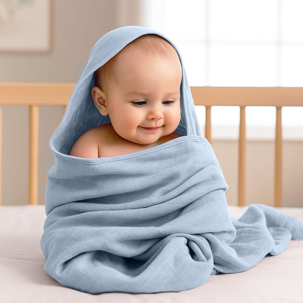 Preboun convertible towel transforming into blanket or swaddle