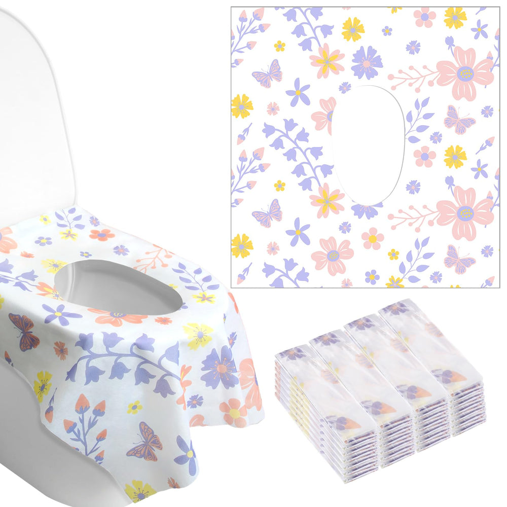 Preboun flower-pattern toilet seat covers for kid-friendly potty training