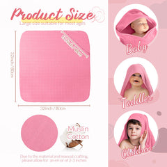 Preboun hooded towel closeup shows soft muslin weave and absorbency